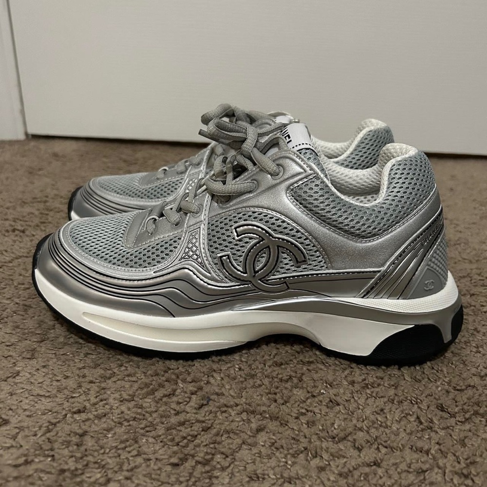 Chanel Women's Grey Trainers